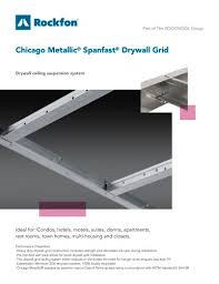 Chicago Metallic Spanfast Drywall