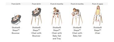 stokke steps high chair complete blossom