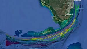 Florida Keys Deep 3d Fishing Map Strikelines Charts