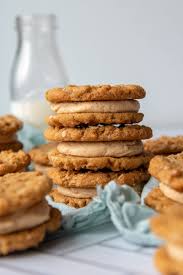 Peanut Butter Cookie Sandwiches - Soft Cookie Sandwiches & Easy ...