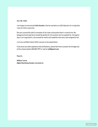 employment reference letter template in