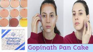 gopinath makeup pan cake review demo