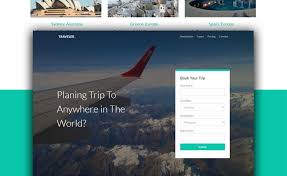 free html5 bootstrap travel agency