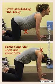 This exercise helps the baby drop away from the lower back. The New Cat Cow Utah Prenatal Yoga