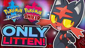 Can I Beat Pokemon Sword and Shield With Only Litten?! (NO ITEMS IN BATTLE)  - YouTube