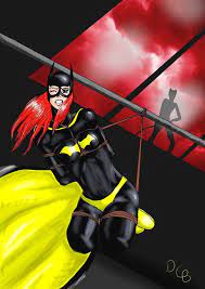 Batgirl tied