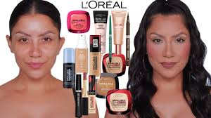 full face of new l oreal makeup