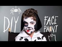 diy face paint dog makeup for