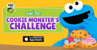 pbs kids roll out cookie monster app