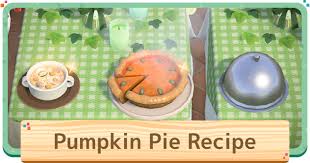Pumpkin pie functions as a normal food item, a single pie being eaten once, unlike cake which needs to be placed on a block before consumption. Acnh Pumpkin Pie Recipe How To Make Animal Crossing Gamewith