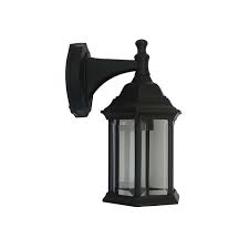 1 Lt Hex Lantern Outdoor Wall Light