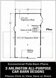 All Purpose Pole Barn Blueprints Three