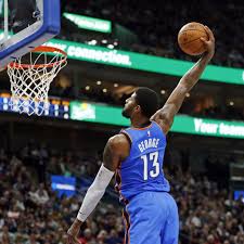 Paul george attacks the rack with the nice dribble move and drive against lebron james. Thundernotes Andre Roberson Paul George Listed As Out For Sunday Against Mavericks Oklahoma Normantranscript Com