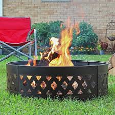 Outdoor Wood Burning Fire Pit Ring