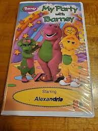 S$ 41.25 +s$ 31.57 postage; My Party With Barney Custom Barney Vhs Rare Kideo Htf 17 99 Picclick