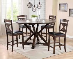 Made of metal, veneers and engineered wood. Mindy Counter Height Dining Table With 4 Chairs Set Furniture Distribution Center