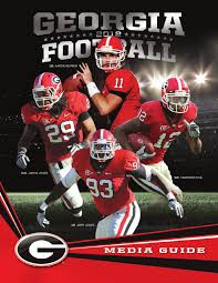 2012 Georgia Bulldogs Football Media Guide By Georgia