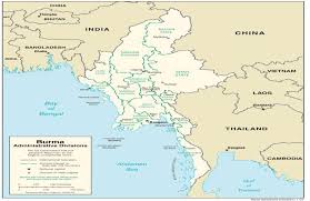 Myanmar is bordered by bangladesh and india to its northwest, china to its northeast. The Administrative Map Of Myanmar Rakhine Arakan Is A State Located Download Scientific Diagram