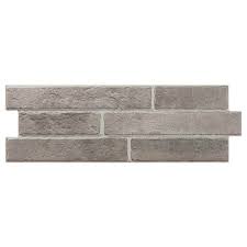 michigan grey rustic brick effect tiles