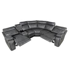clihome pu reclining sofa 99 6 in