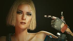 cyberpunk makeup and face texture