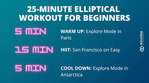 elliptical machine workout for