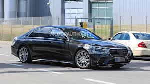 White 2021 model, available at first edition. 2021 Mercedes Benz S Class Spy Shots And Video