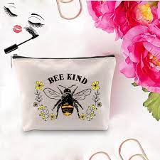 honey bee makeup bag bee kind blebee