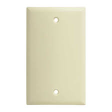 Eaton 1 Gang Blank Wall Plate Ivory