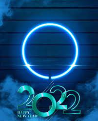 happy new year 2022 neon cb picsart