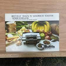 sandwich toaster instruction book