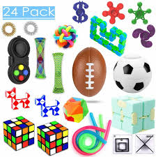 It bends in many directions to create endless shapes and makes. 24 Pack Sensory Toys Set Relieves Stress And Anxiety Fidget Toy For Children Ebay