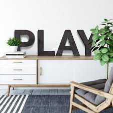 Large Wooden Letters For Wall Décor And