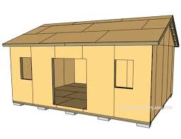 16x20 Shed Plans Free Gable Roof