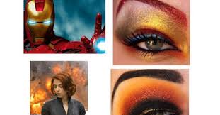 avengers inspired eye makeup a chomp