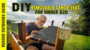 diy removable canoe seat detailed