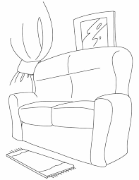 As you can see there are some animal love marks, but besides. Couch Coloring Pages Sketch Coloring Page Comfy Couch The Big Comfy Couch Free Couch