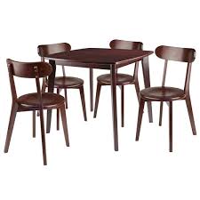 Winsome Wood Pauline Walnut Dining Set