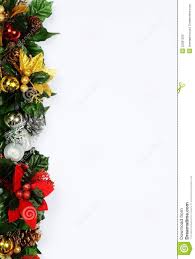 Christmas Page Edging Stock Image Image Of Edges Flowers