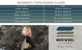 Meriwool Womens Base Layer 100 Merino Wool Midweight Long Sleeve Thermal Shirt