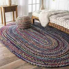 rug 100 natural cotton braided style