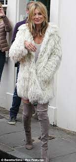 Kate Moss Really Is All Fur Coat And