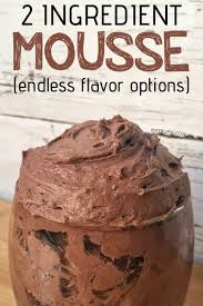 Put it in a pie crust or use it in a layered dessert so you can serve it out to friends and family. The Easiest Mousse You Will Ever Make Recipe Mousse Recipes Easy Recipes With Whipping Cream Healthy Chocolate Pudding
