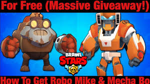 Brawl stars how to dynamike in brawl ball pro gameplay! How To Get Robo Mike Mecha Bo For Free Bo Dynamike For Free Brawl Stars Massive Giveaway Youtube