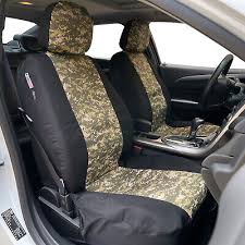 Front Digital Army Camo Canvas Car Seat