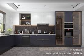 lacquer modern navy blue kitchen