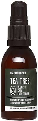 mr scrubber tea tree blemish skin face