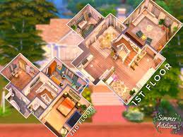 The Sims Resource Blue Family House