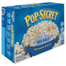 pop secret sea salt premium popcorn