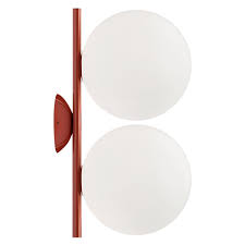 flos ic lights c w1 double ceiling wall